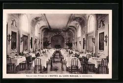 AK Soissons, L`Hotel du Lion Rouge, Salle des Fetes