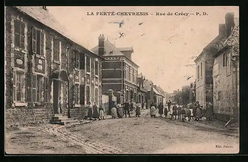 AK La Ferté-Chevresis, Rue de Crécy
