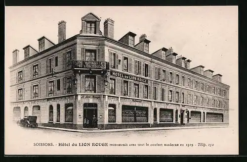 AK Soissons, Hotel du Lion Rouge