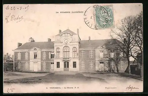 AK Vendeuil, La Mairie