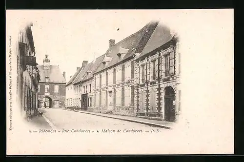 AK Ribemont, Rue Condorcet, Maison de Condorcet