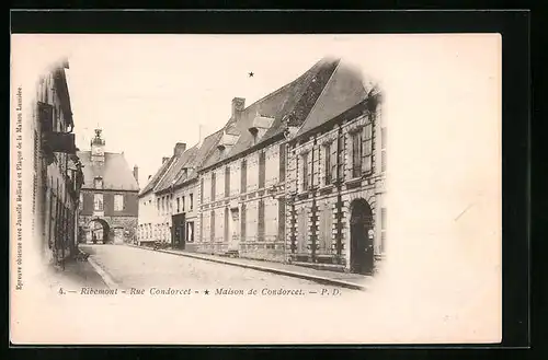 AK Ribemont, Rue Condorcet, Maison de Condorcet