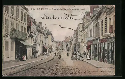 AK La Fère, Rue de la République