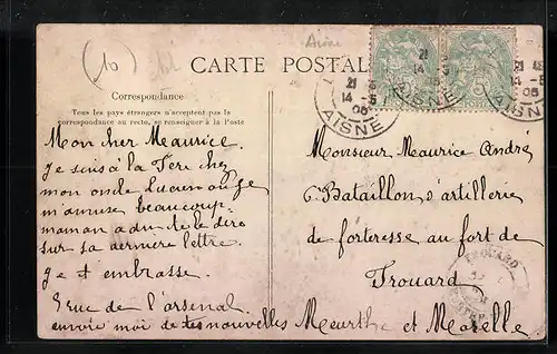 AK La Fère, Rue de la République