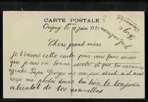 AK Origny-en-Thiérache, Vue sur les Ponts