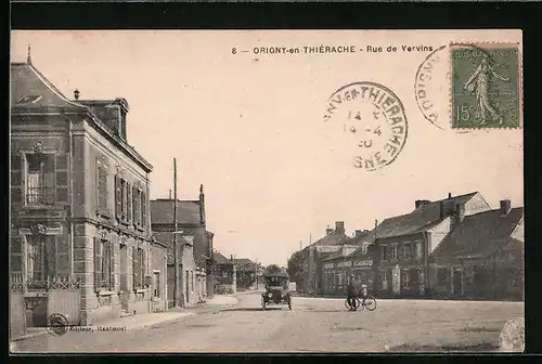 AK Origny-en-Thiérache, Rue de Vervins