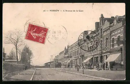 AK Hirson, L`Avenue de la Gare