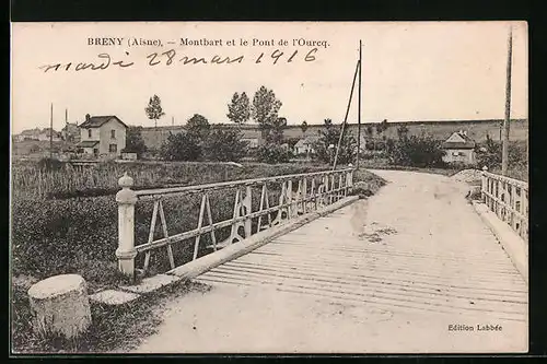 AK Breny, Montbart et le Pont de l`Ourcq