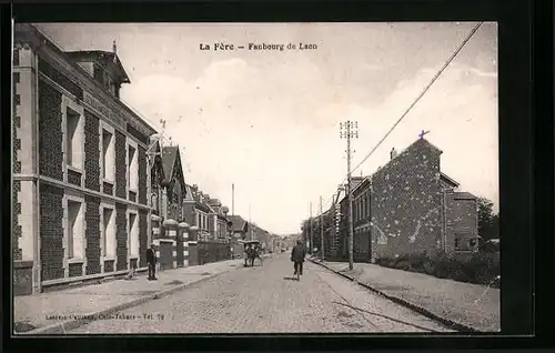 AK La Fère, Faubourg de Laon