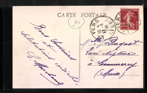 AK La Fère, Faubourg de Laon