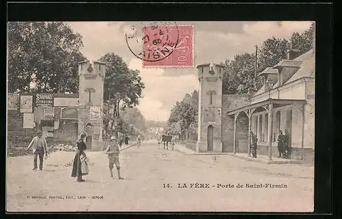 AK La Fère, Porte de Saint-Firmin