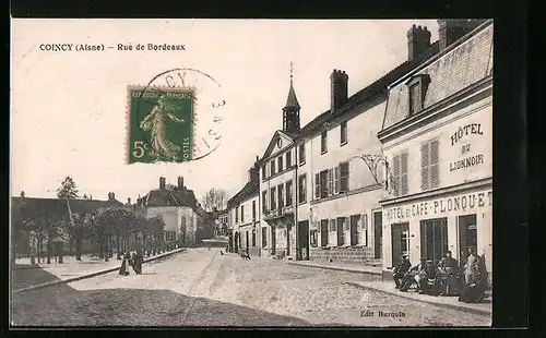 AK Coincy, Rue de Bordeaux