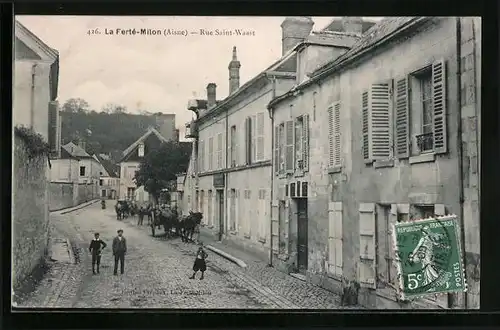 AK La Ferté-Milon, Rue Saint-Waast