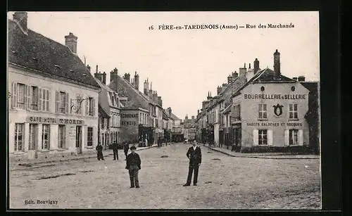 AK Fère-en-Tardenois, Rue des Marchands