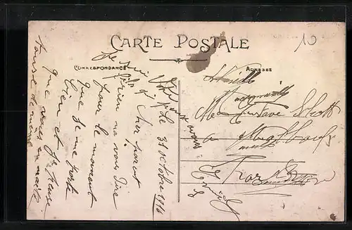 AK Fère-en-Tardenois, Rue Carnot et Grande Rue