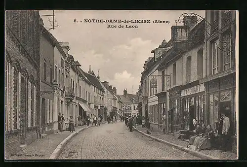 AK Notre-Dame-de-Liesse, Rue de Laon