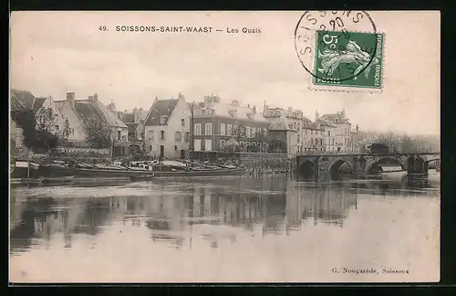 AK Soissons-Saint-Waast, Les Quais