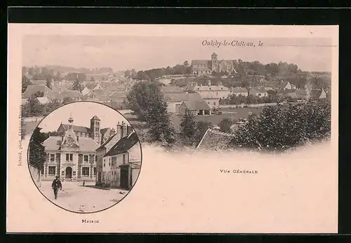 AK Oulchy-le-Chateau, Vue Générale, Mairie