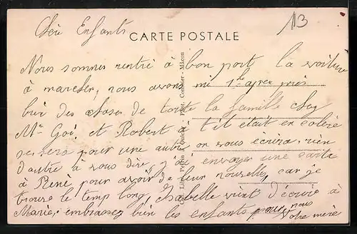 AK Oulchy-le-Chateau, Rue Potel