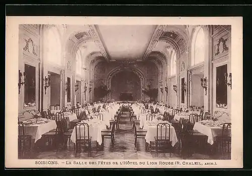 AK Soissons, La Salle des Fetes de l`Hotel du Lion Rouge