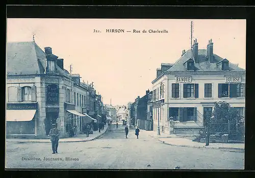 AK Hirson, Rue de Charleville