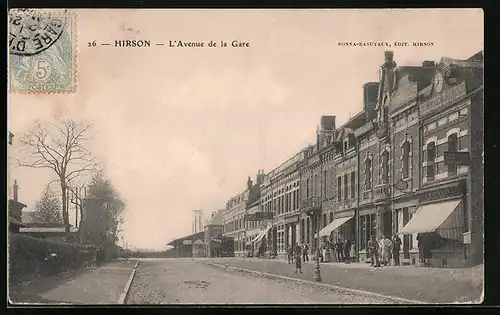 AK Hirson, L`Avenue de la Gare
