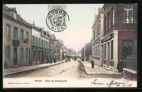 AK Hirson, Rue de Charleville