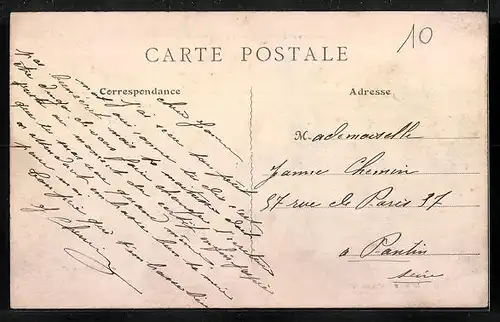 AK Pontavert, La Grande-Rue