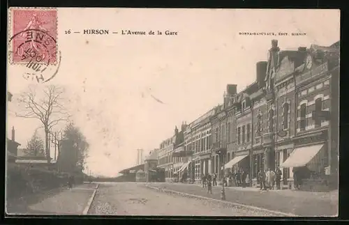 AK Hirson, L`Avenue de la Gare