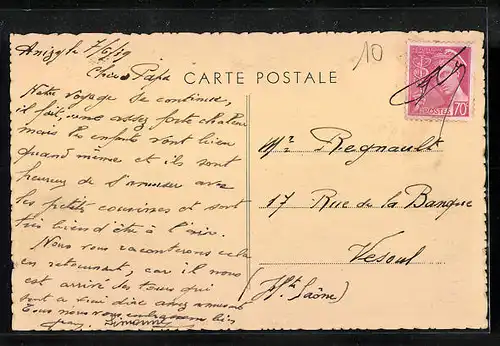 AK Anizy-le-Chateau, Rue de la Fontaine