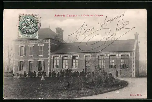 AK Anizy-le-Chateau, L`Ecole des Garcons