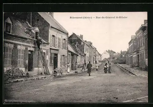 AK Ribemont, Rue du Général St-Hilaire