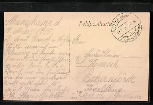 AK Chauny, Avenue de Senicourt