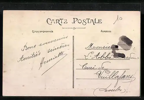 AK Charly-sur-Marne, Entrée du Pays