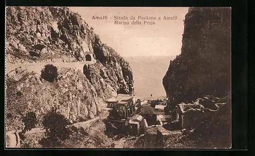 AK Amalfi, Strada da Positano a Amalfi, Marina della Praja