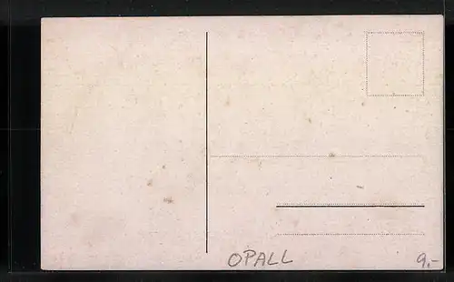 AK Allenstein, Ortsansicht aus der Vogelschau