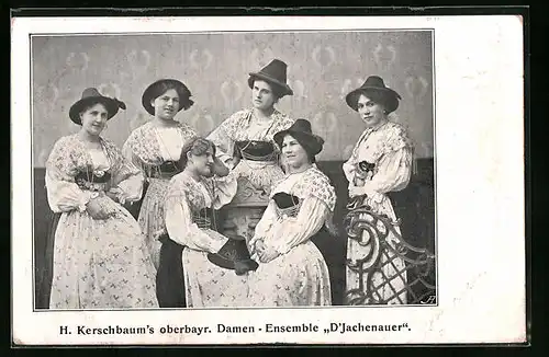 AK Damen-Ensemble D`Jachenauer in Tracht