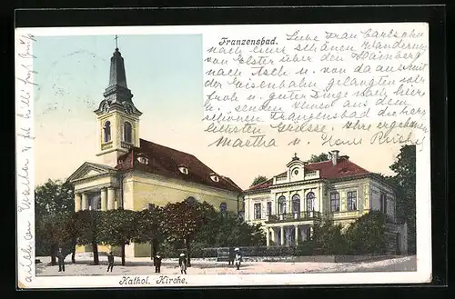 AK Franzensbad, Kathol. Kirche