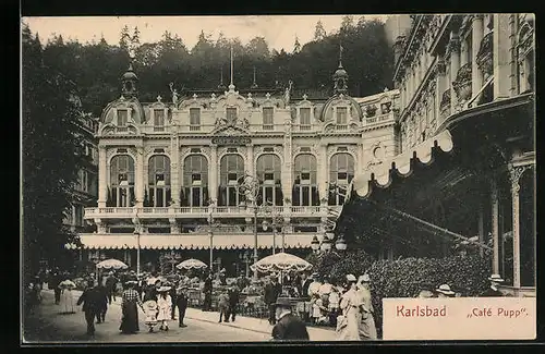 AK Karlsbad, Café Pupp