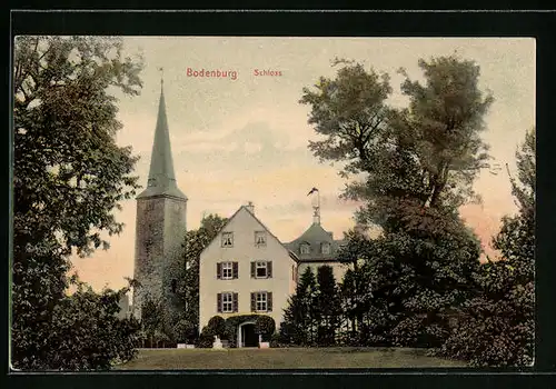 AK Bodenburg, Blick zum Schloss