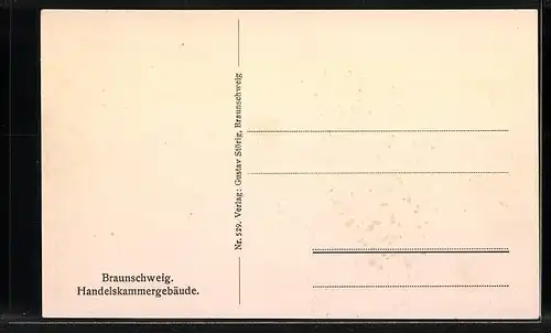 AK Braunschweig, Handelskammergebäude