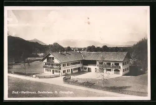 AK Bad Heilbrunn, Café Grundler