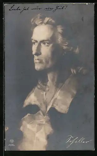 AK Dichter Schiller im Portrait