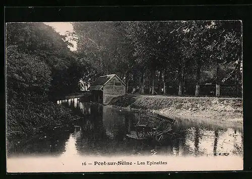 AK Pont-sur-Seine, les Epinettes