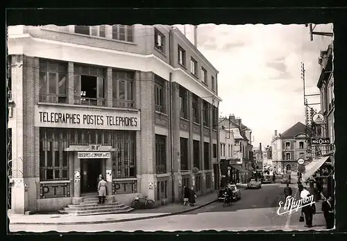 AK Romilly-sur-Seine, Rue de la Boule d'Or, la Poste