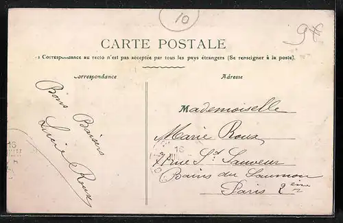 AK Trainel, Route de Sens et Rue de la Basse-Borde