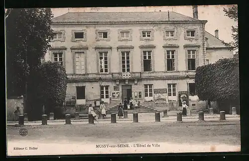 AK Mussy-sur-Seine, l'Hotel de Ville