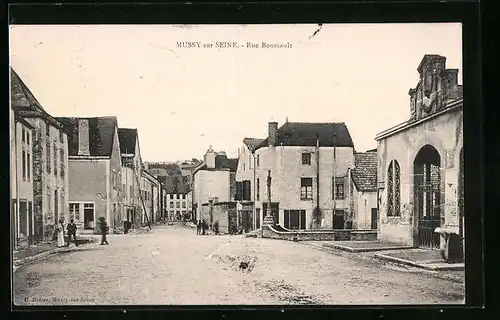 AK Mussy-sur-Seine, Rue Boursault