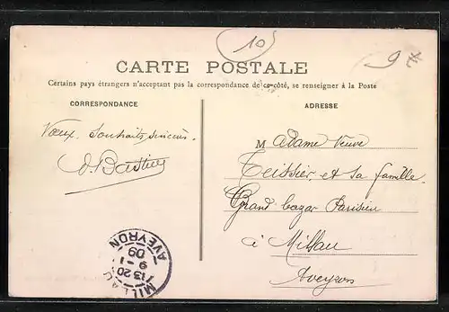 AK Plancy-Clairvaux, Une Rue