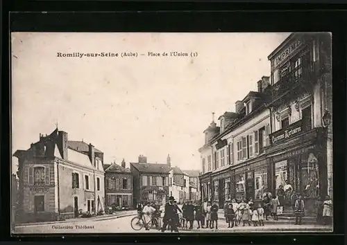 AK Romilly-sur-Seine, Place de l'Union